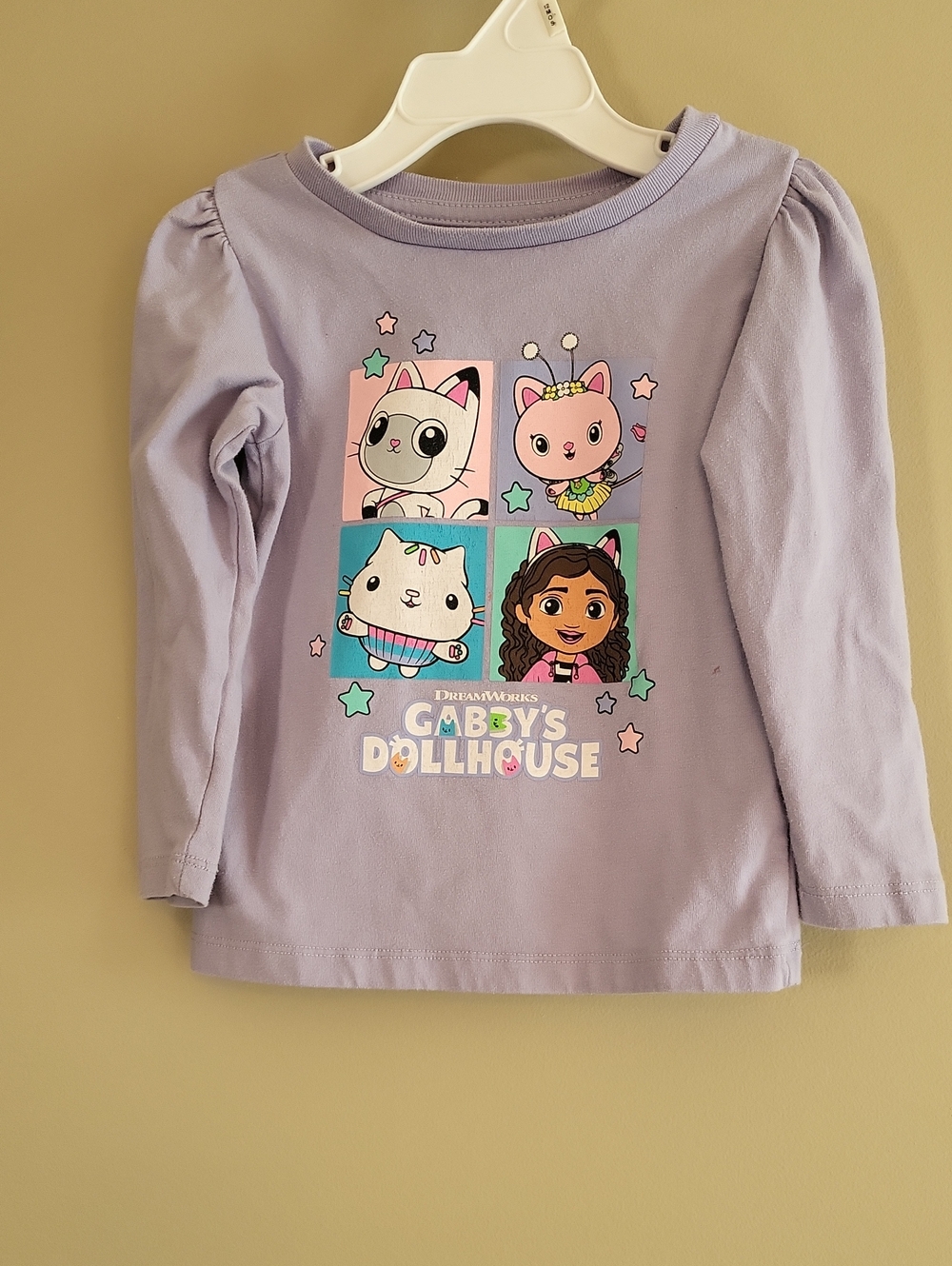 Gabby's Dollhouse lilac long sleeve tee shirt